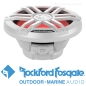 Preview: Rockford M1 Color Optix Marine Subwoofer 30cm 1200 Watt M1D2-12 weiß mit LED-Beleuchtung